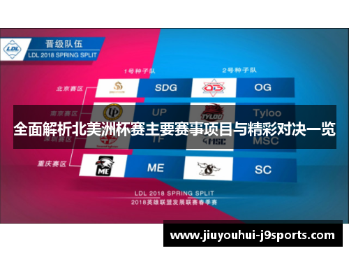 全面解析北美洲杯赛主要赛事项目与精彩对决一览